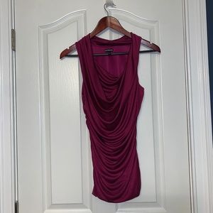 Purple sleeveless top